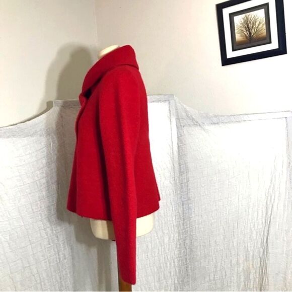 Adrienne Vittadini Red Wool Blend Sweater Size M - Picture 3 of 10